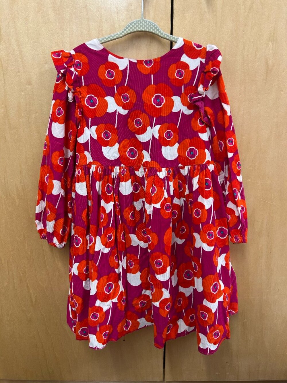 Jacadi Paris Girls' Long Sleeve Poplin Dress Size 6A